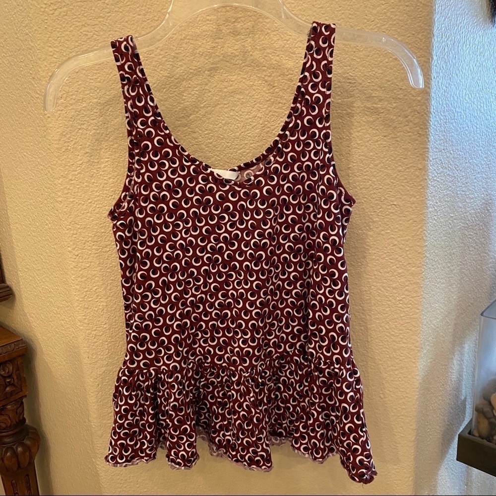 H&M Print Tank Top Size Xsmall